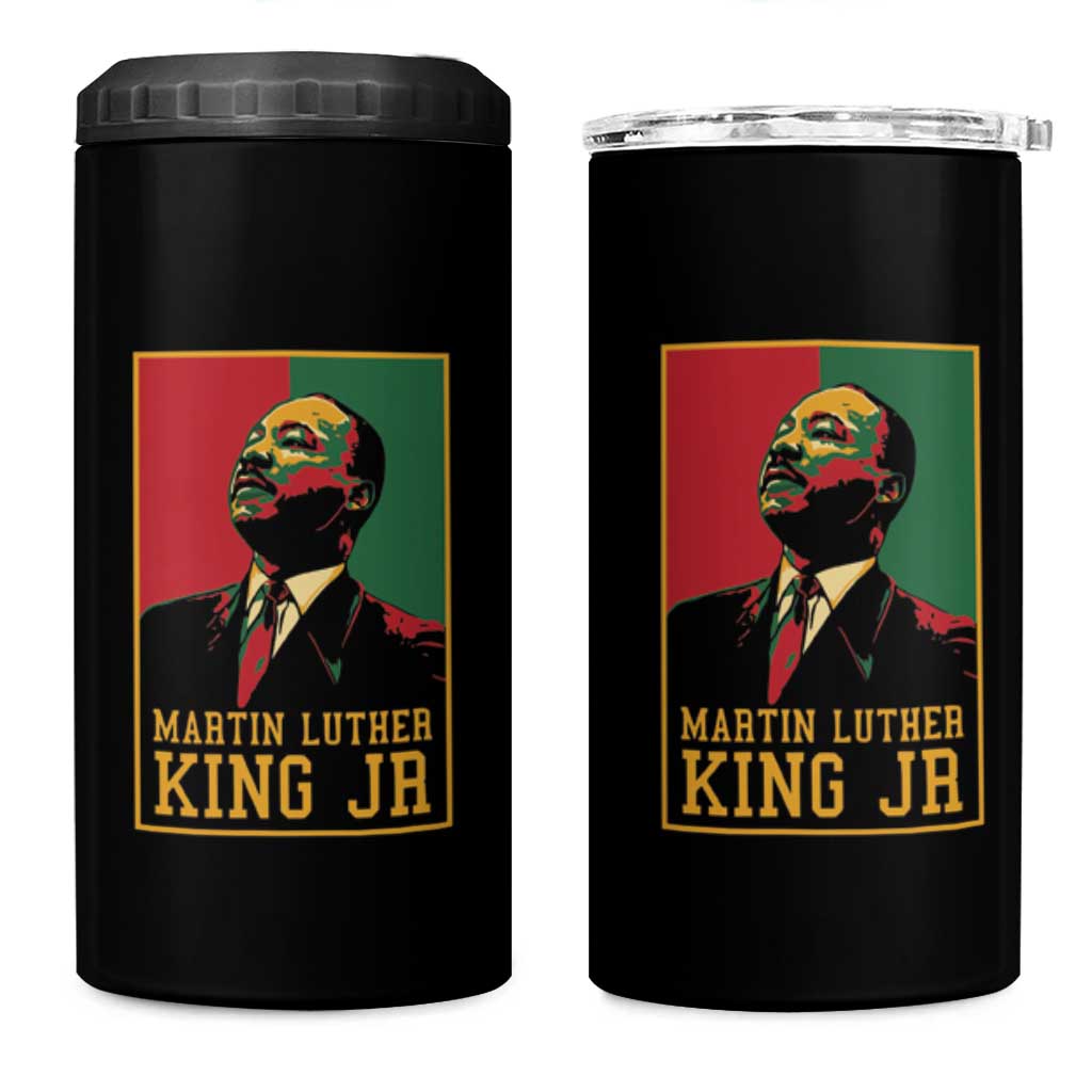 Martin Luther King Jr 4 in 1 Can Cooler Tumbler Retro Style
