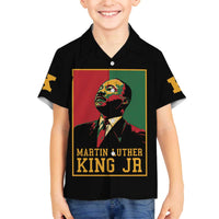 Martin Luther King Jr Family Matching Off The Shoulder Long Sleeve Dress and Hawaiian Shirt Retro Style