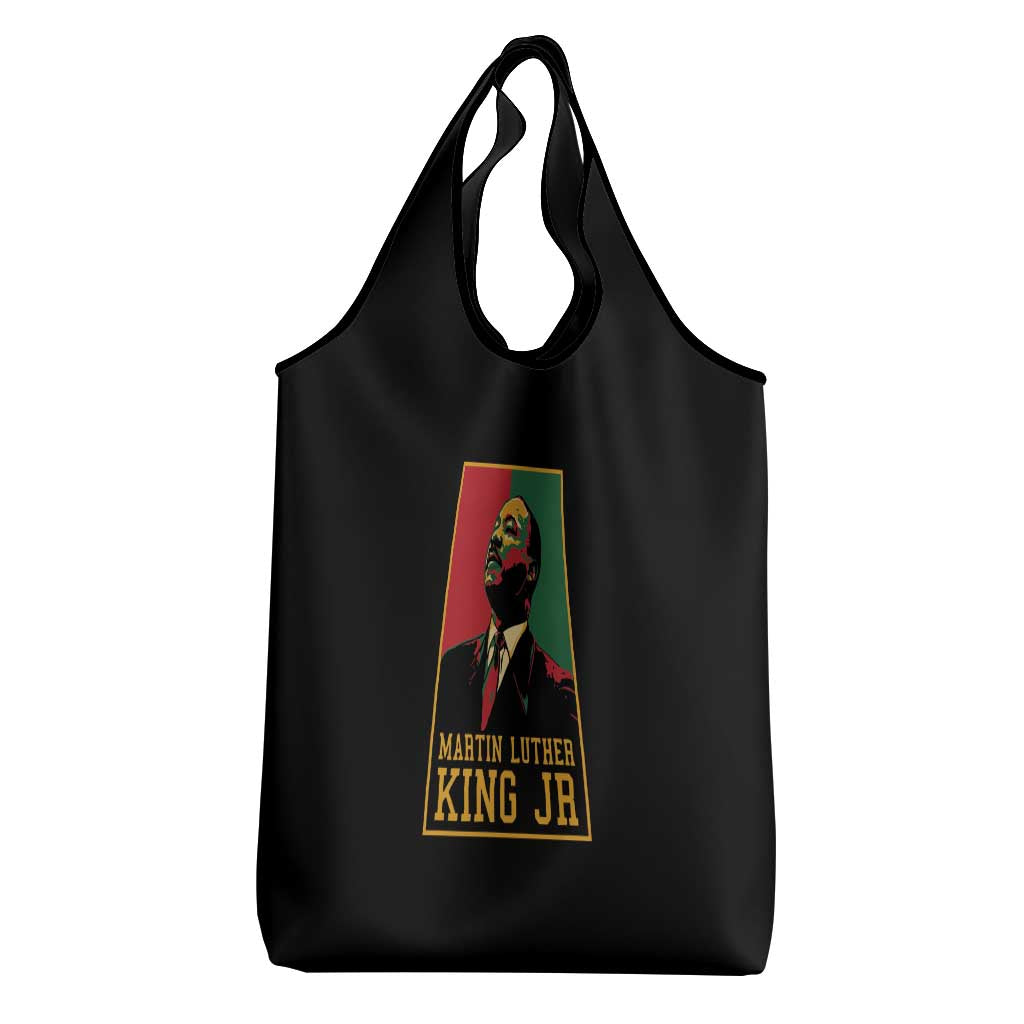 Martin Luther King Jr Grocery Bag Retro Style