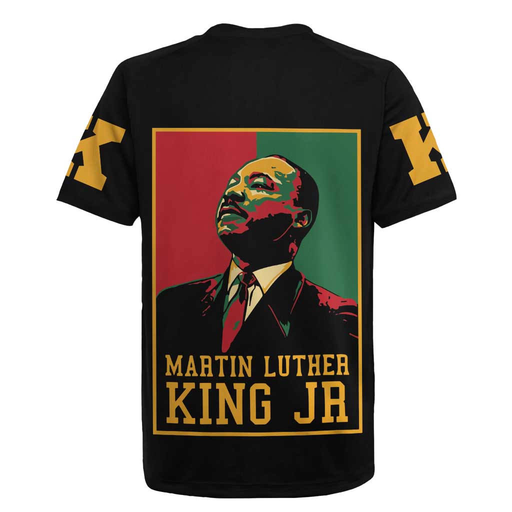 Martin Luther King Jr Rugby Jersey Retro Style