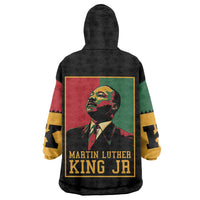 Martin Luther King Jr Wearable Blanket Hoodie Retro Style