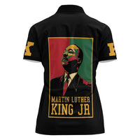 Martin Luther King Jr Women Polo Shirt Retro Style