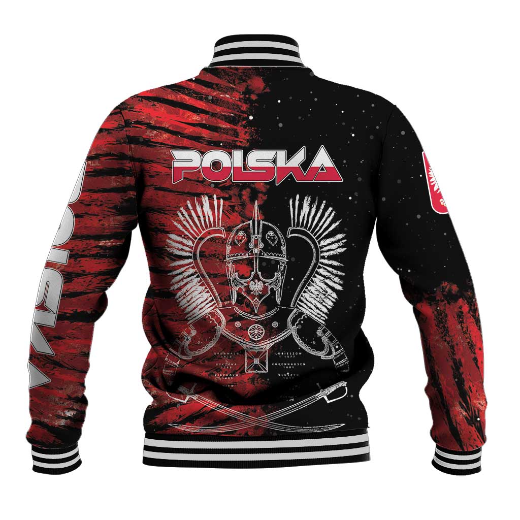 Polish Hussars Polska Baseball Jacket Poland Coat of Arms