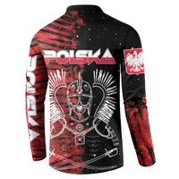 Polish Hussars Polska Button Sweatshirt Poland Coat of Arms