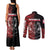 Polish Hussars Polska Couples Matching Tank Maxi Dress and Long Sleeve Button Shirt Poland Coat of Arms