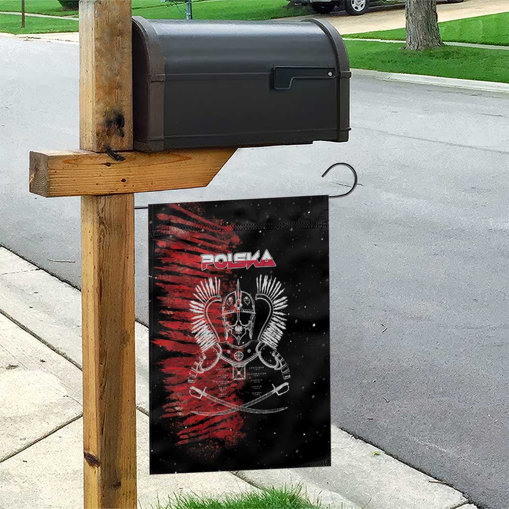 Polish Hussars Polska Garden Flag Poland Coat of Arms