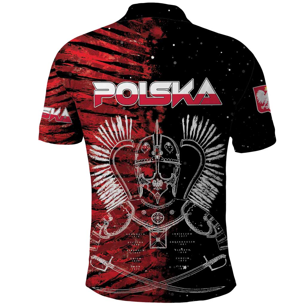 Polish Hussars Polska Polo Shirt Poland Coat of Arms