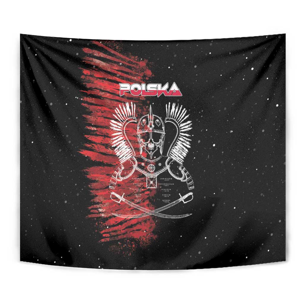 Polish Hussars Polska Tapestry Poland Coat of Arms