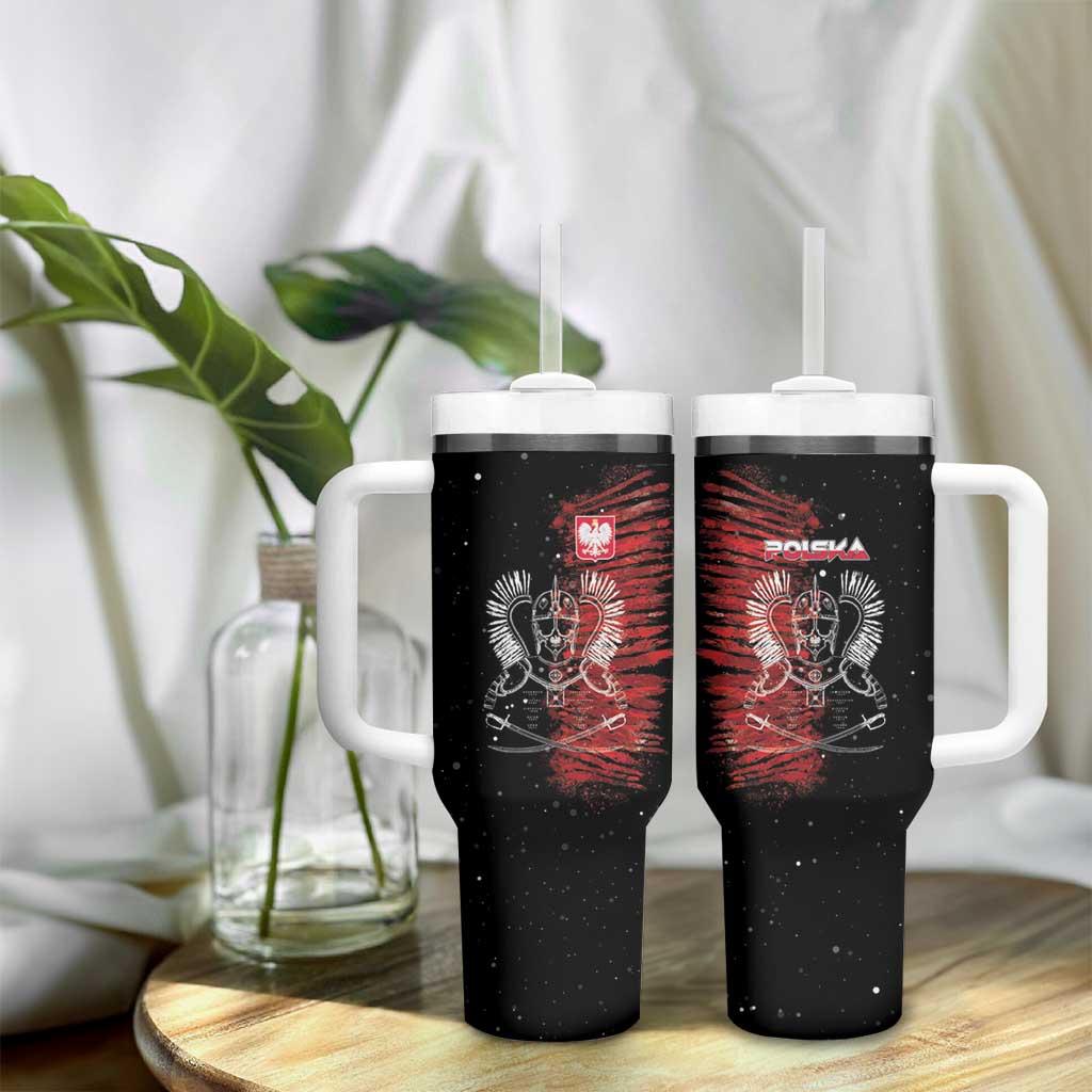 Polish Hussars Polska Tumbler With Handle Poland Coat of Arms