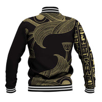 African Baseball Jacket Horus Eyes Egyptian God