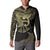 African Button Sweatshirt Horus Eyes Egyptian God
