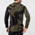 African Button Sweatshirt Horus Eyes Egyptian God