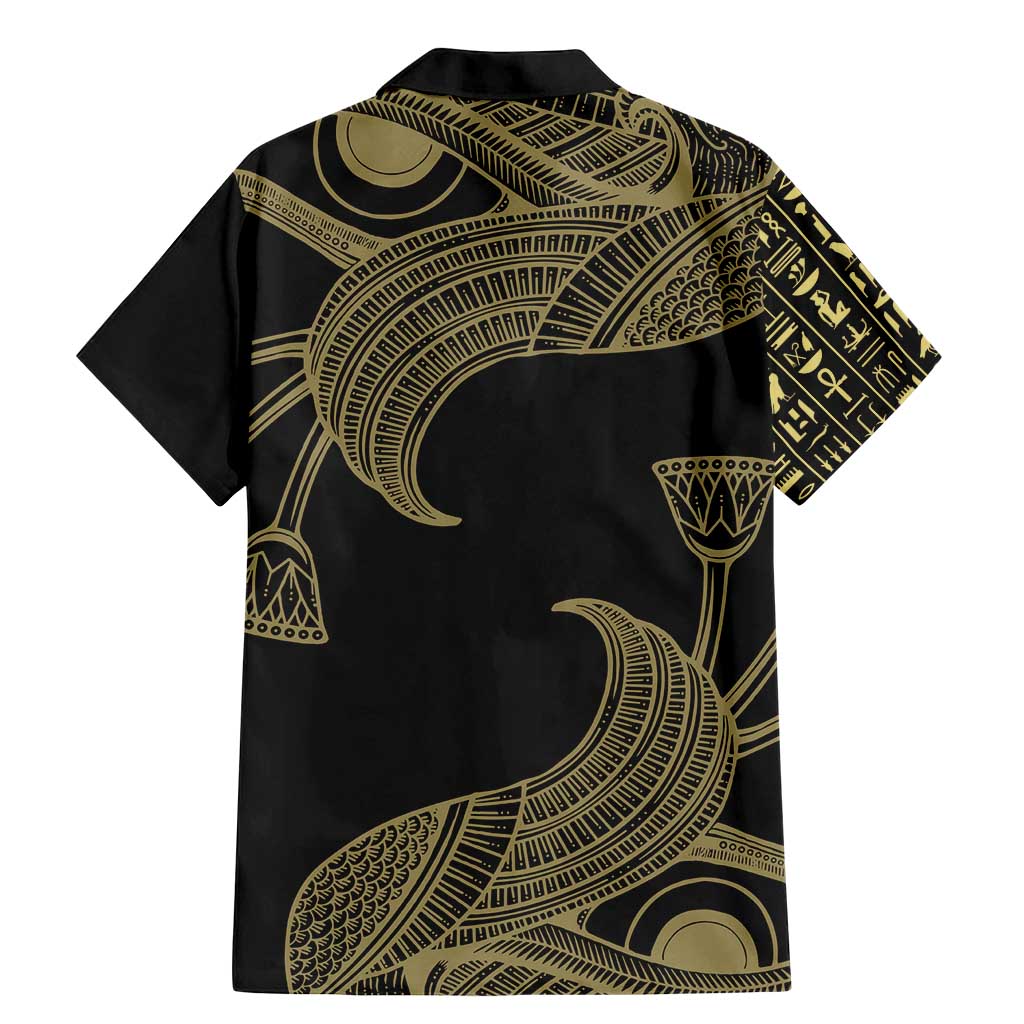 African Family Matching Mermaid Dress and Hawaiian Shirt Horus Eyes Egyptian God