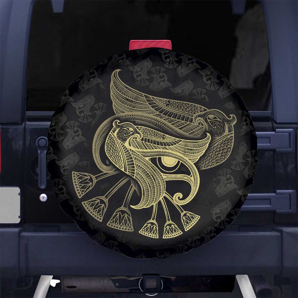 African Spare Tire Cover Horus Eyes Egyptian God