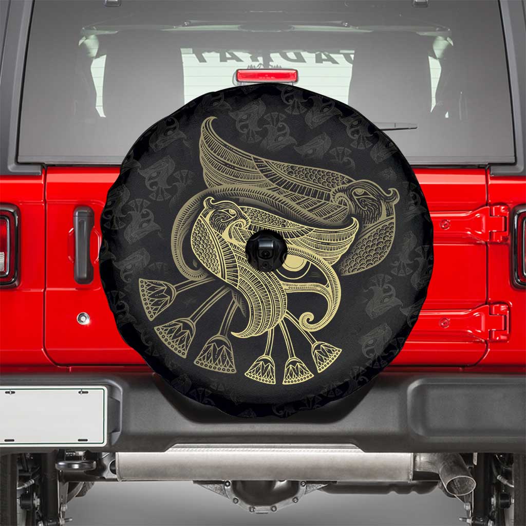 African Spare Tire Cover Horus Eyes Egyptian God