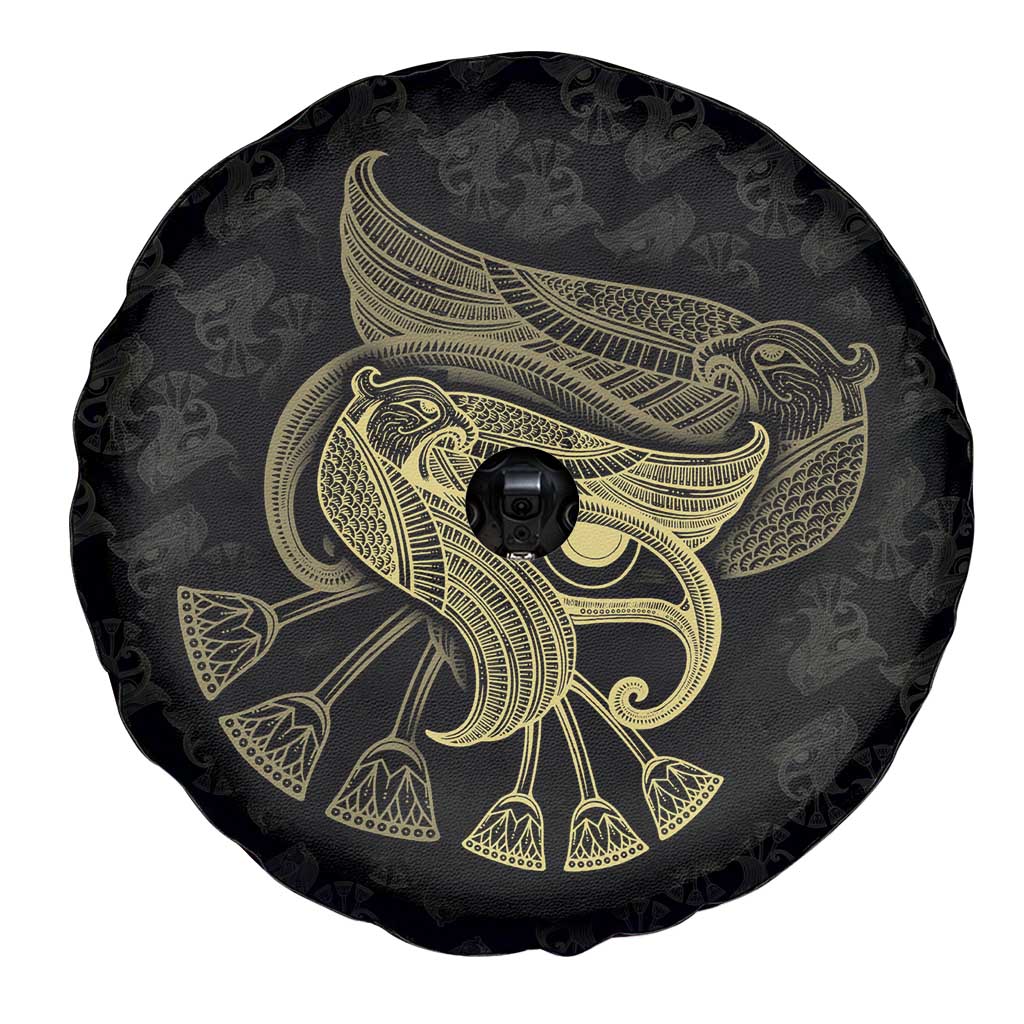 African Spare Tire Cover Horus Eyes Egyptian God