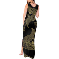 African Tank Maxi Dress Horus Eyes Egyptian God