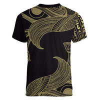 African Women V-Neck T-Shirt Horus Eyes Egyptian God