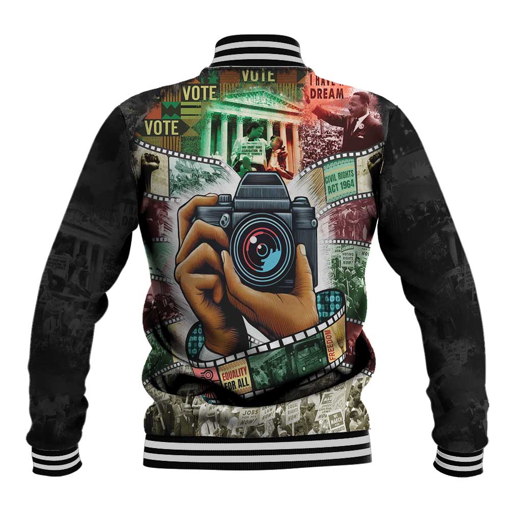 Heritage in Frames Civil Rights Leaders Baseball Jacket African-American Photography - Wonder Print Shop