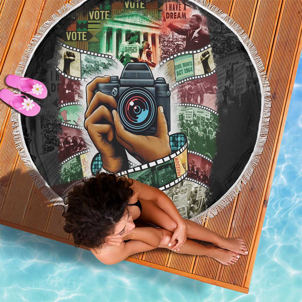 Heritage in Frames Civil Rights Leaders Beach Blanket African-American Photography - Wonder Print Shop