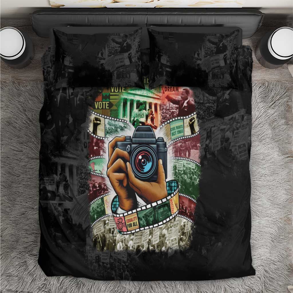Heritage in Frames Civil Rights Leaders Bedding Set African-American Photography - Wonder Print Shop