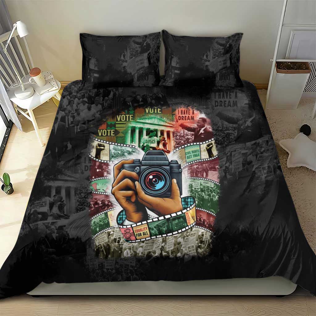 Heritage in Frames Civil Rights Leaders Bedding Set African-American Photography - Wonder Print Shop