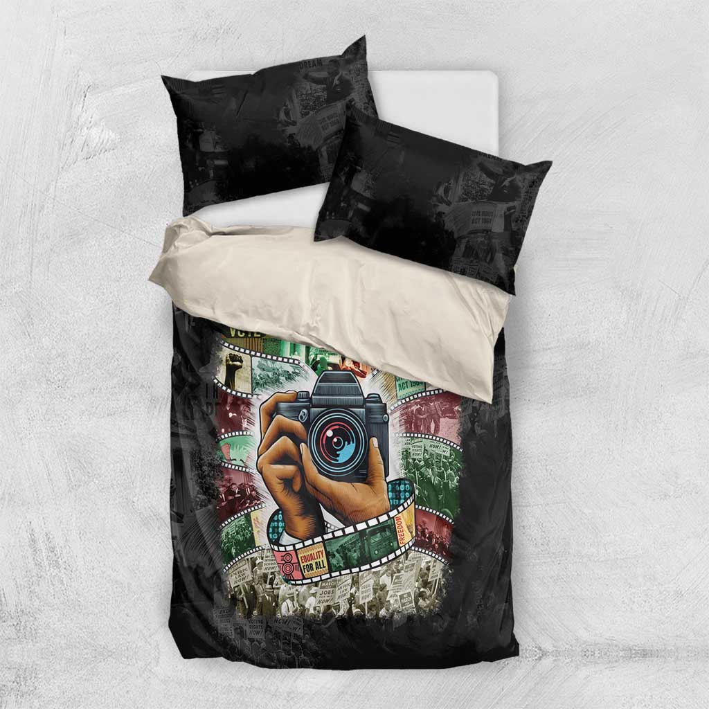 Heritage in Frames Civil Rights Leaders Bedding Set African-American Photography - Wonder Print Shop