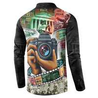 Heritage in Frames Civil Rights Leaders Button Sweatshirt African-American Photography - Wonder Print Shop