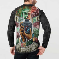 Heritage in Frames Civil Rights Leaders Button Sweatshirt African-American Photography - Wonder Print Shop