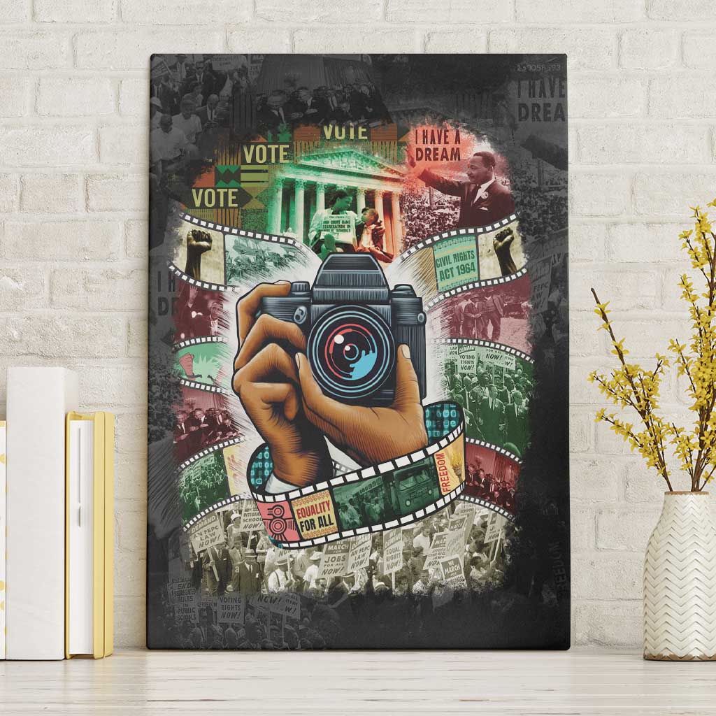 Heritage in Frames Civil Rights Leaders Canvas Wall Art African-American Photography - Wonder Print Shop