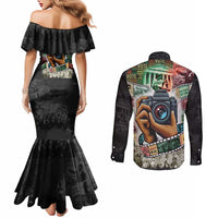 Heritage in Frames Civil Rights Leaders Couples Matching Mermaid Dress and Long Sleeve Button Shirt African-American Photography