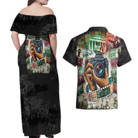 Heritage in Frames Civil Rights Leaders Couples Matching Off Shoulder Maxi Dress and Hawaiian Shirt African-American Photography - Wonder Print Shop
