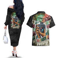 Heritage in Frames Civil Rights Leaders Couples Matching Off The Shoulder Long Sleeve Dress and Hawaiian Shirt African-American Photography - Wonder Print Shop