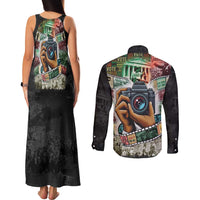 Heritage in Frames Civil Rights Leaders Couples Matching Tank Maxi Dress and Long Sleeve Button Shirt African-American Photography - Wonder Print Shop