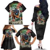 Heritage in Frames Civil Rights Leaders Family Matching Off The Shoulder Long Sleeve Dress and Hawaiian Shirt African-American Photography - Wonder Print Shop