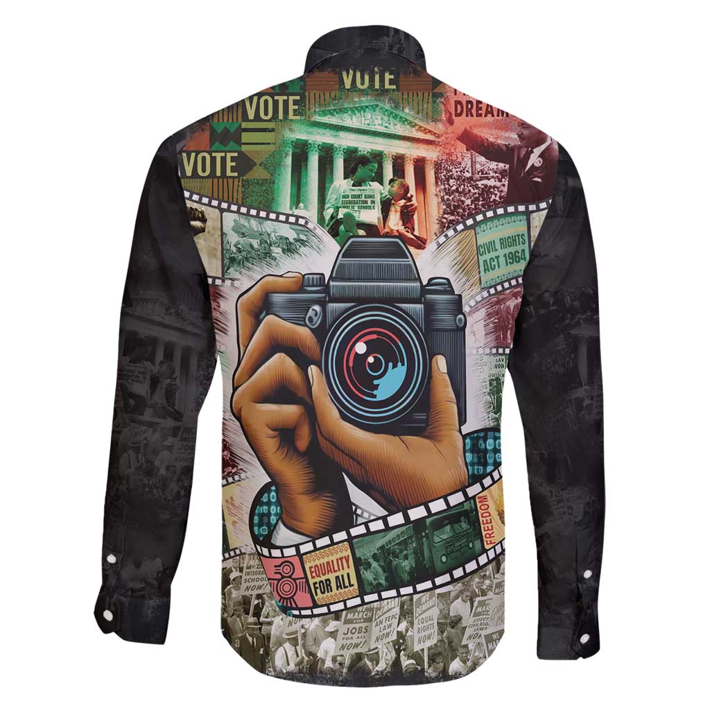 Heritage in Frames Civil Rights Leaders Family Matching Off Shoulder Maxi Dress and Hawaiian Shirt African-American Photography - Wonder Print Shop