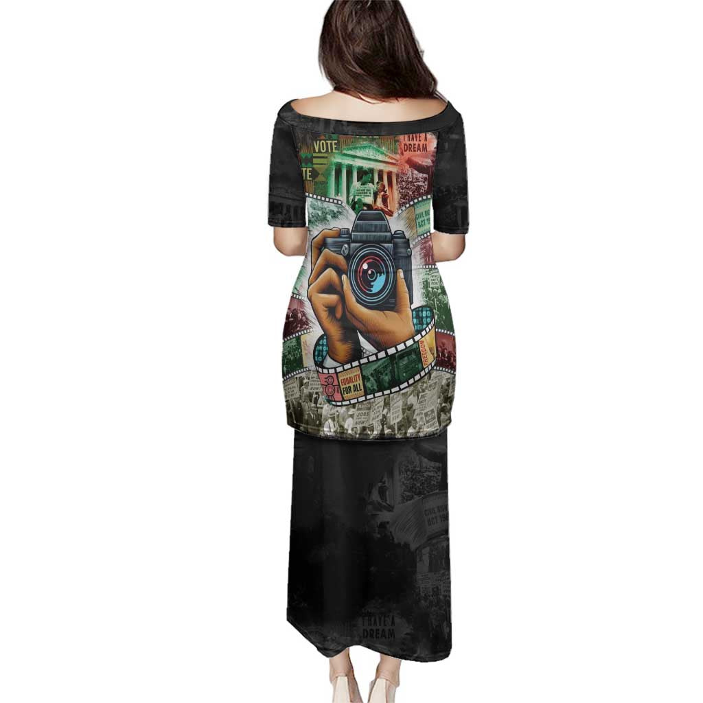 Heritage in Frames Civil Rights Leaders Family Matching Puletasi and Hawaiian Shirt African-American Photography - Wonder Print Shop