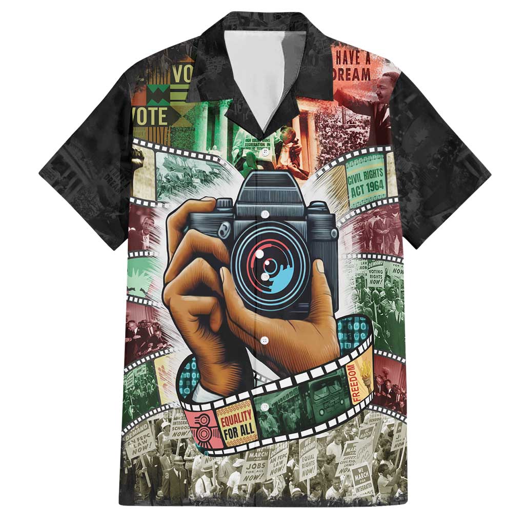 Heritage in Frames Civil Rights Leaders Family Matching Short Sleeve Bodycon Dress and Hawaiian Shirt African-American Photography - Wonder Print Shop