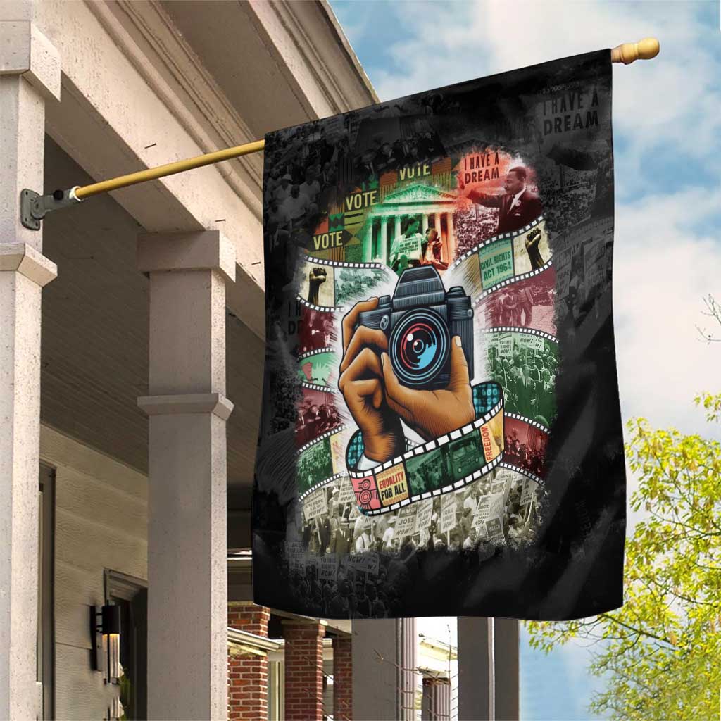 Heritage in Frames Civil Rights Leaders Garden Flag African-American Photography - Wonder Print Shop