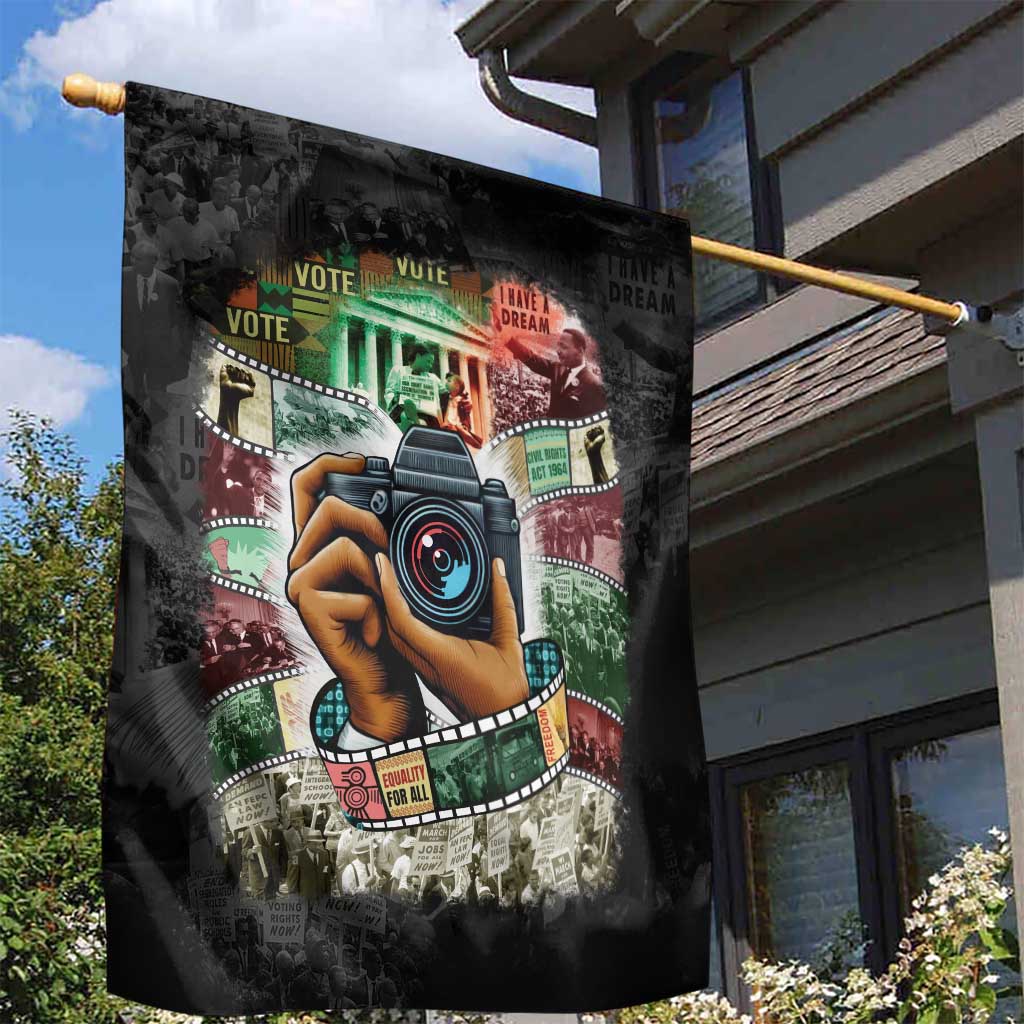 Heritage in Frames Civil Rights Leaders Garden Flag African-American Photography - Wonder Print Shop