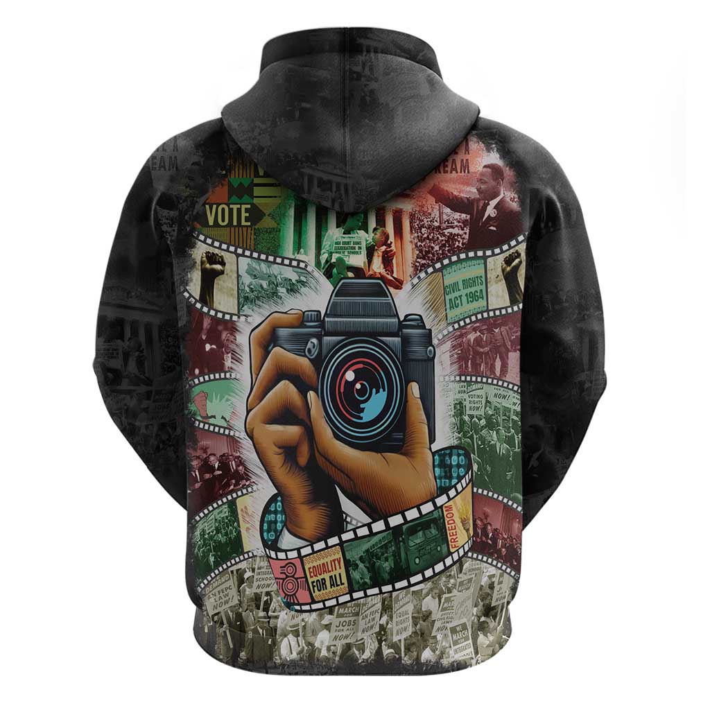 Heritage in Frames Civil Rights Leaders Hoodie African-American Photography - Wonder Print Shop
