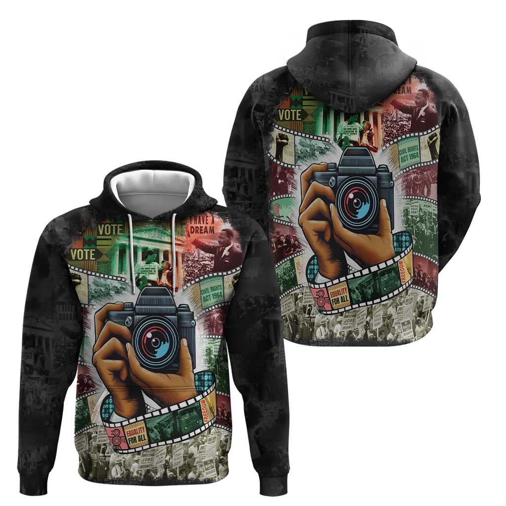 Heritage in Frames Civil Rights Leaders Hoodie African-American Photography - Wonder Print Shop