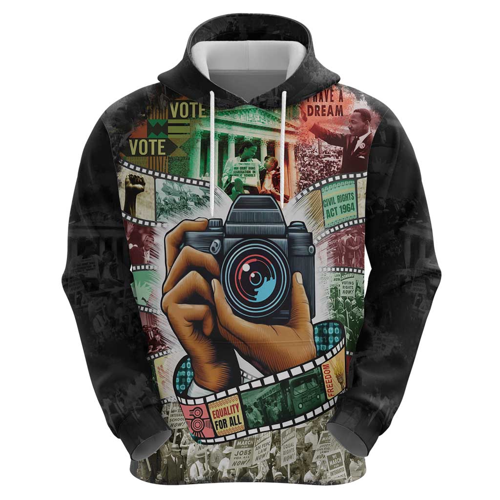 Heritage in Frames Civil Rights Leaders Hoodie African-American Photography - Wonder Print Shop