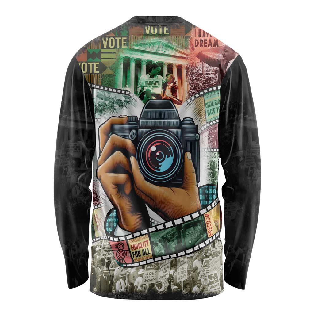 Heritage in Frames Civil Rights Leaders Long Sleeve Shirt African-American Photography - Wonder Print Shop