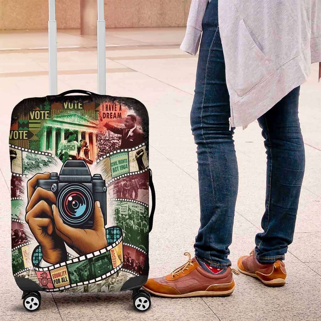 Heritage in Frames Civil Rights Leaders Luggage Cover African-American Photography - Wonder Print Shop