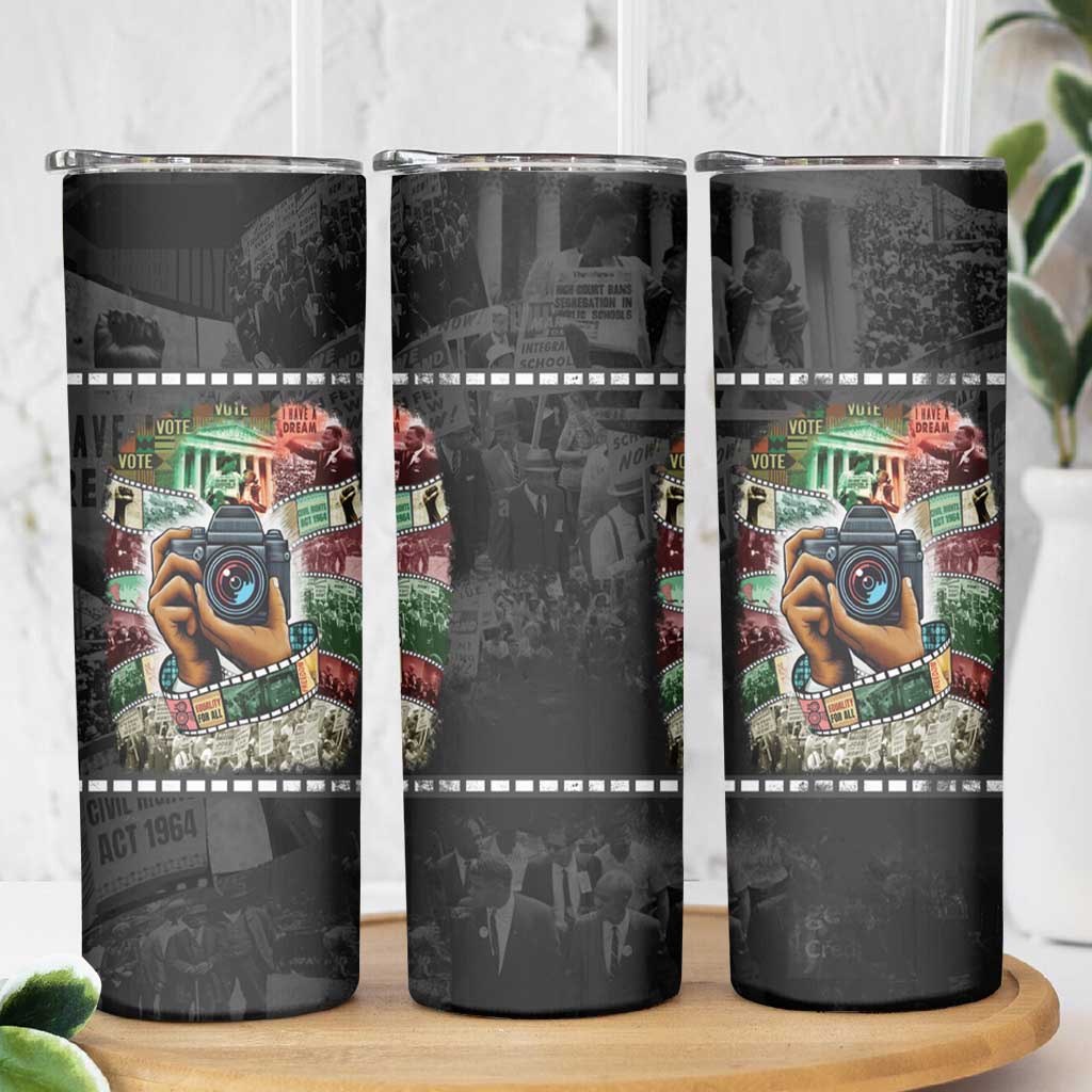 Heritage in Frames Civil Rights Leaders Skinny Tumbler African-American Photography - Wonder Print Shop