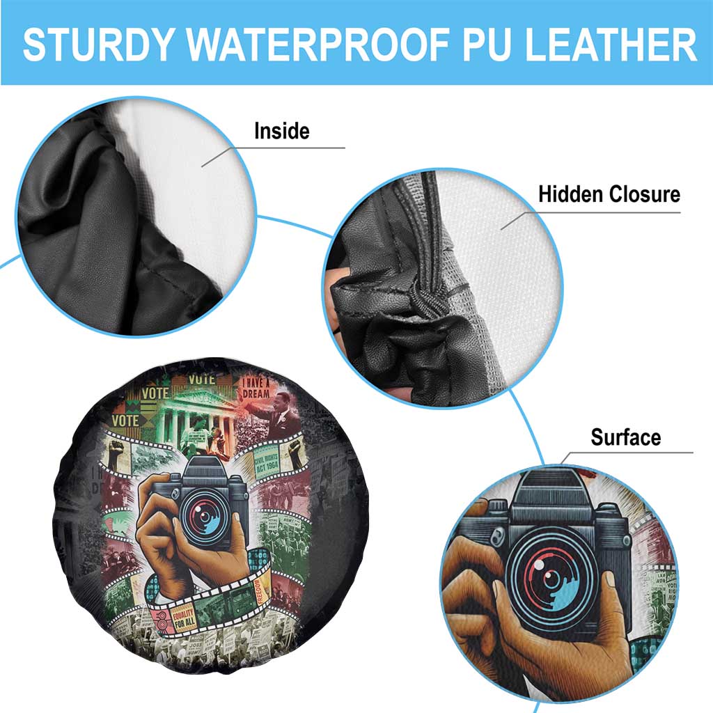 Heritage in Frames Civil Rights Leaders Spare Tire Cover African-American Photography - Wonder Print Shop