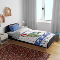 Turtle Xmas Bedding Set Green Sea Turtle Merry Christmas - Wonder Print Shop