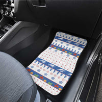 Turtle Xmas Car Mats Green Sea Turtle Merry Christmas - Wonder Print Shop