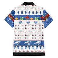Turtle Xmas Family Matching Puletasi and Hawaiian Shirt Green Sea Turtle Merry Christmas - Wonder Print Shop